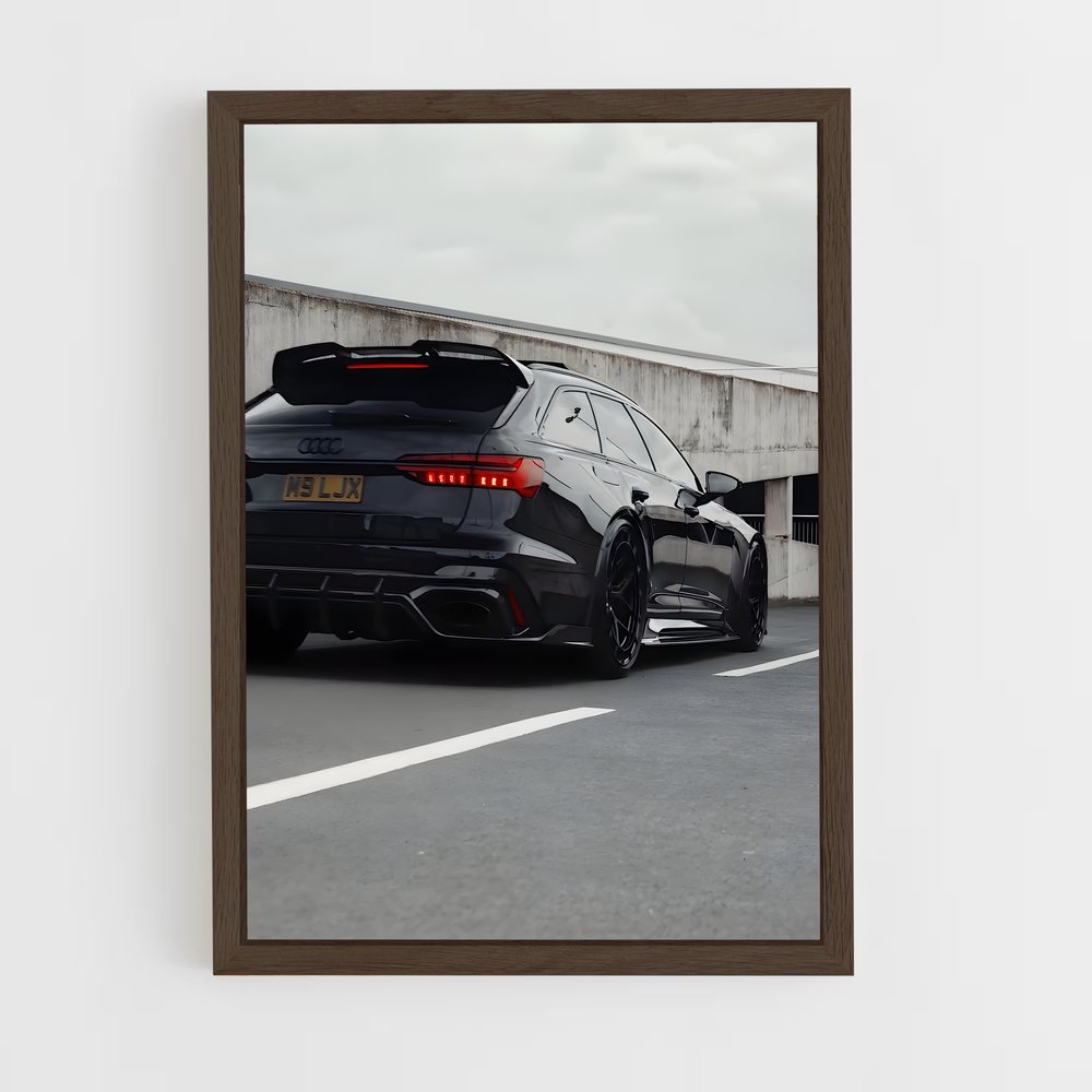 Poster Lamborghini Noir – affiche Audi (vue 5)